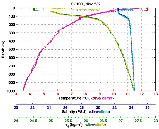 Temperature Salinity