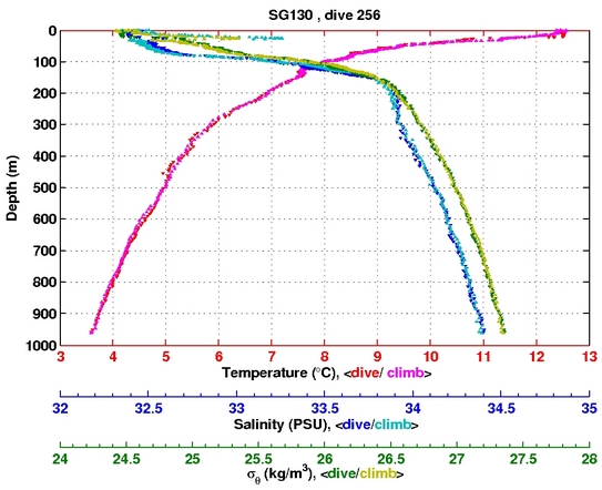 Temperature Salinity