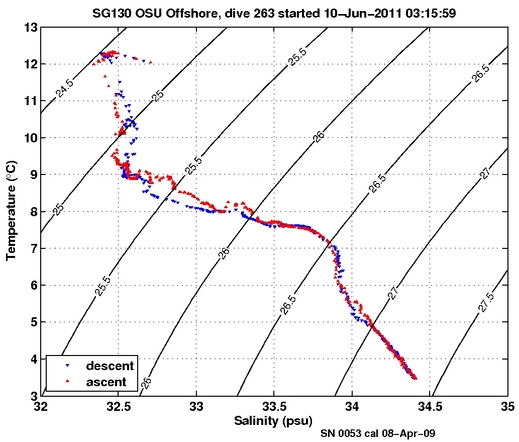 Temperature Salinity Diagnostic