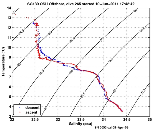 Temperature Salinity Diagnostic