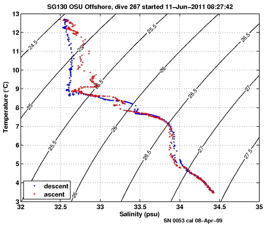 Temperature Salinity Diagnostic