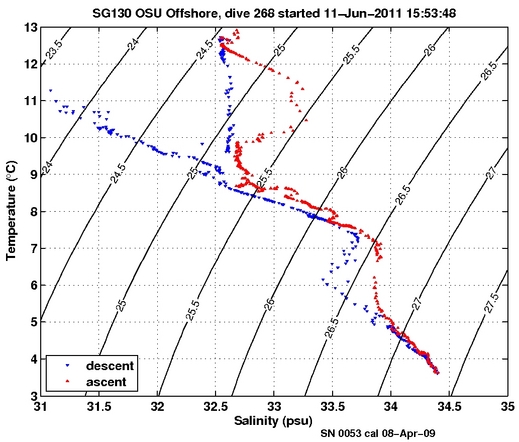 Temperature Salinity Diagnostic