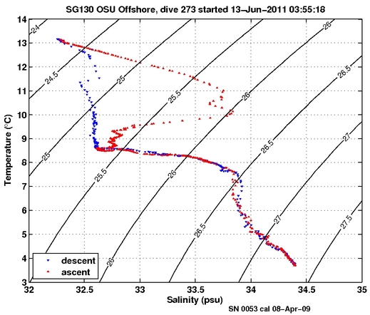 Temperature Salinity Diagnostic