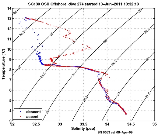 Temperature Salinity Diagnostic