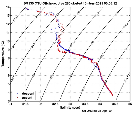 Temperature Salinity Diagnostic