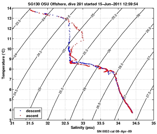 Temperature Salinity Diagnostic