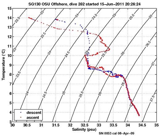 Temperature Salinity Diagnostic