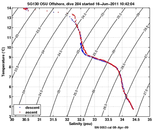 Temperature Salinity Diagnostic