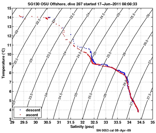 Temperature Salinity Diagnostic