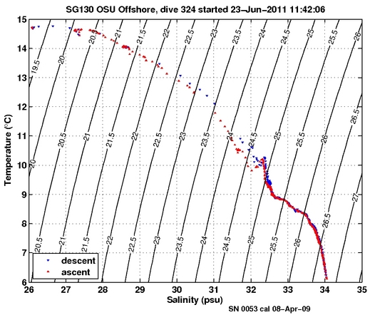 Temperature Salinity Diagnostic