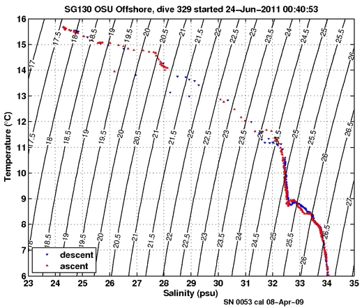 Temperature Salinity Diagnostic