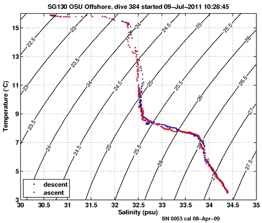 Temperature Salinity Diagnostic