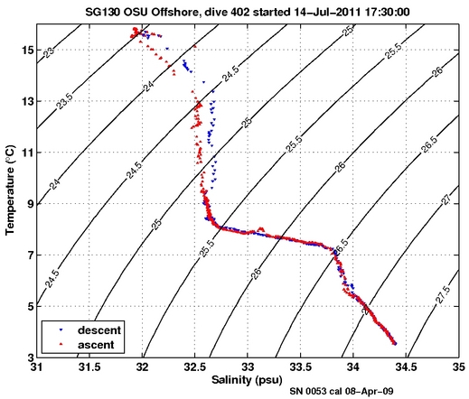 Temperature Salinity Diagnostic