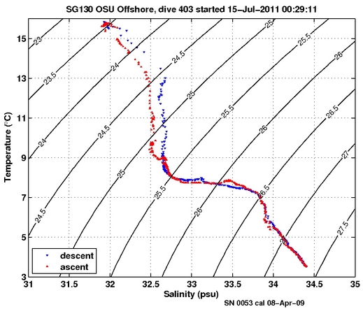 Temperature Salinity Diagnostic