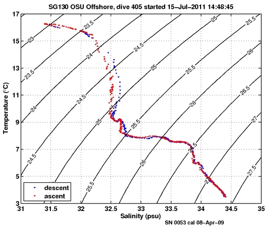 Temperature Salinity Diagnostic