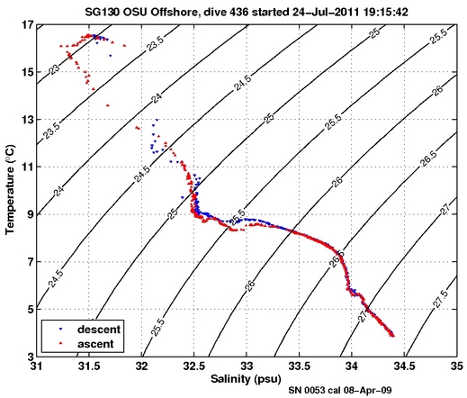 Temperature Salinity Diagnostic