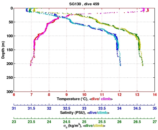 Temperature Salinity