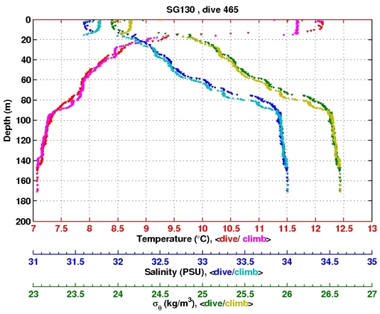 Temperature Salinity