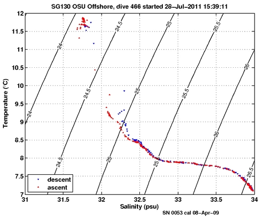 Temperature Salinity Diagnostic