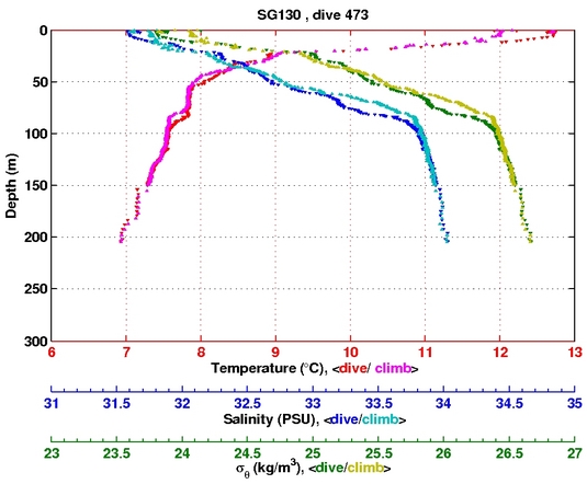 Temperature Salinity