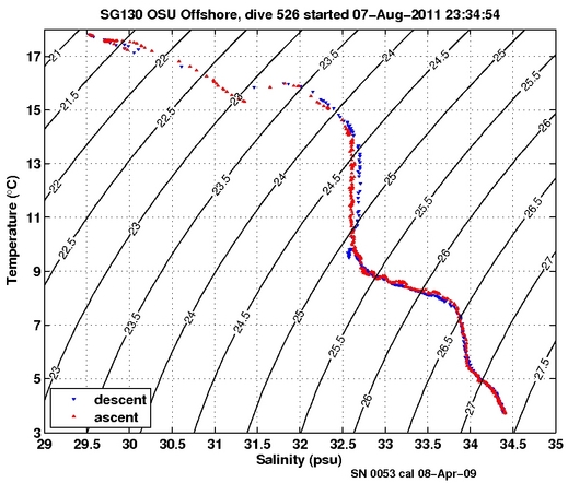 Temperature Salinity Diagnostic