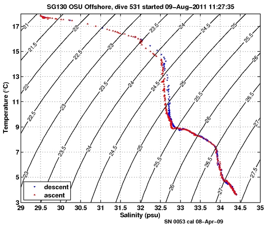 Temperature Salinity Diagnostic