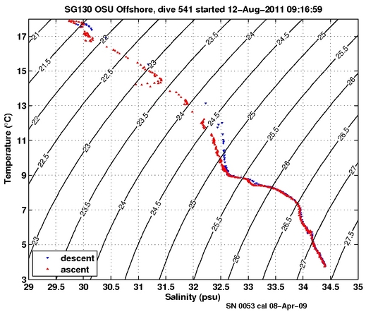 Temperature Salinity Diagnostic