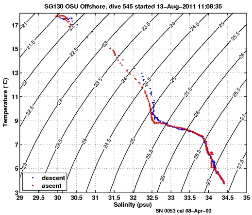 Temperature Salinity Diagnostic