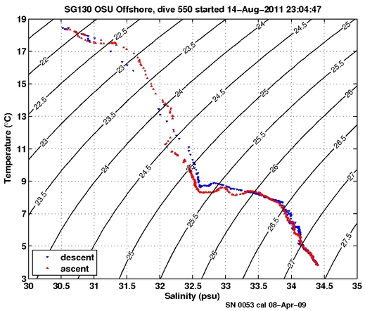 Temperature Salinity Diagnostic