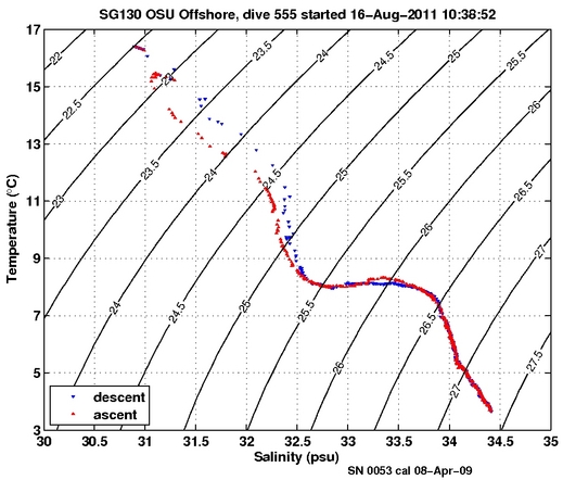 Temperature Salinity Diagnostic