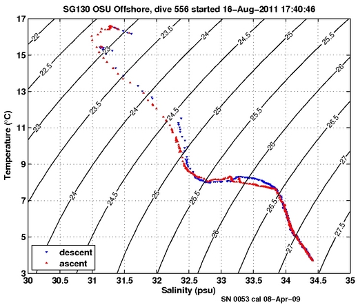 Temperature Salinity Diagnostic