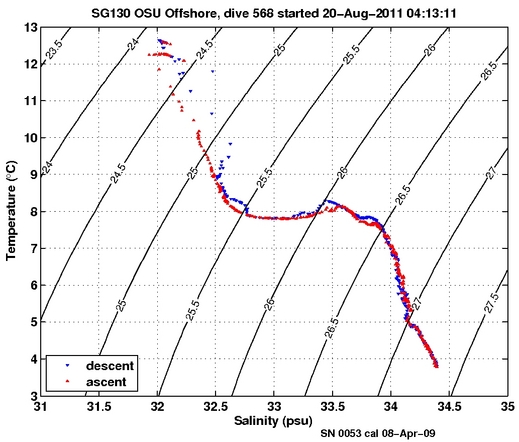 Temperature Salinity Diagnostic