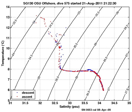 Temperature Salinity Diagnostic