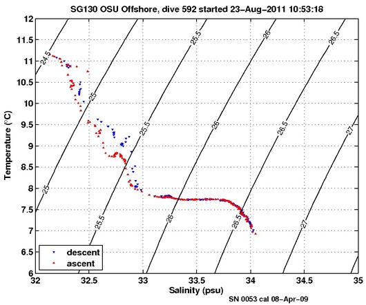 Temperature Salinity Diagnostic