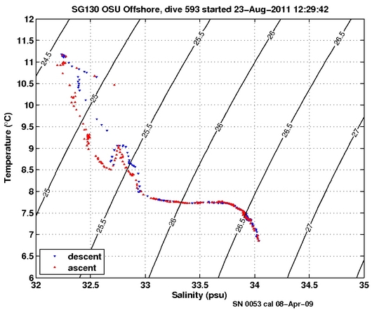 Temperature Salinity Diagnostic