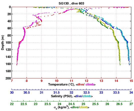 Temperature Salinity