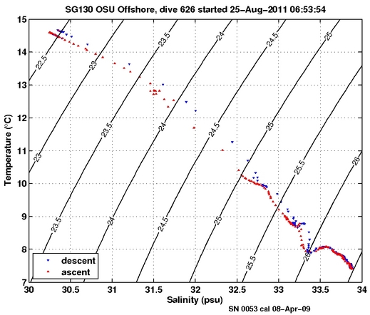 Temperature Salinity Diagnostic