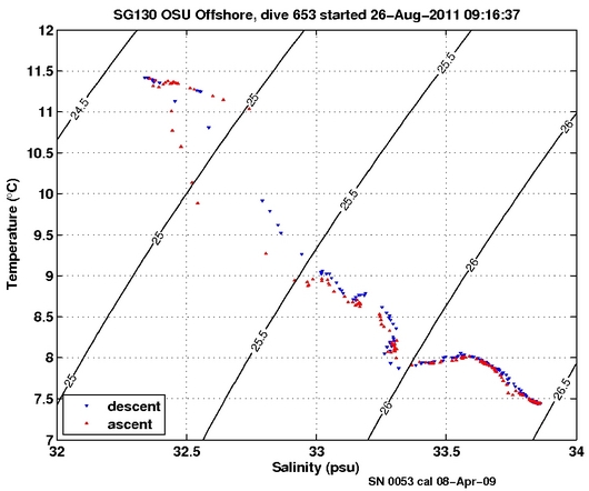 Temperature Salinity Diagnostic