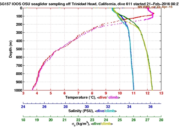 Temperature Salinity