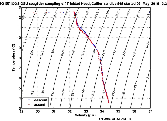 Temperature Salinity Diagnostic