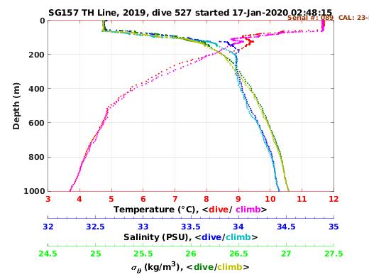 Temperature Salinity