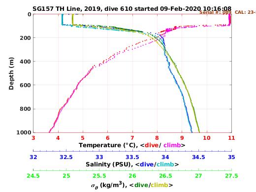 Temperature Salinity