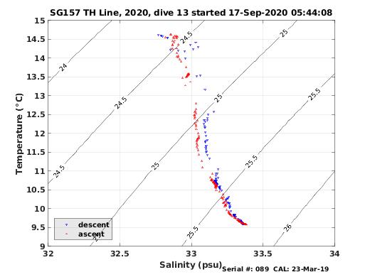 Temperature Salinity Diagnostic