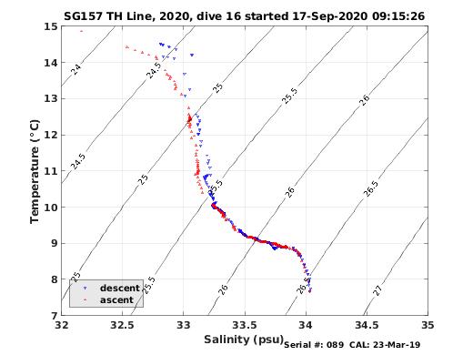 Temperature Salinity Diagnostic