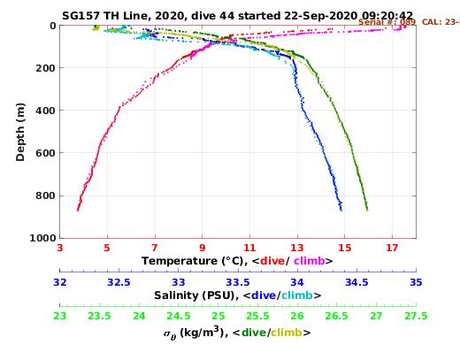 Temperature Salinity