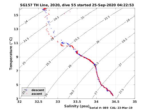 Temperature Salinity Diagnostic