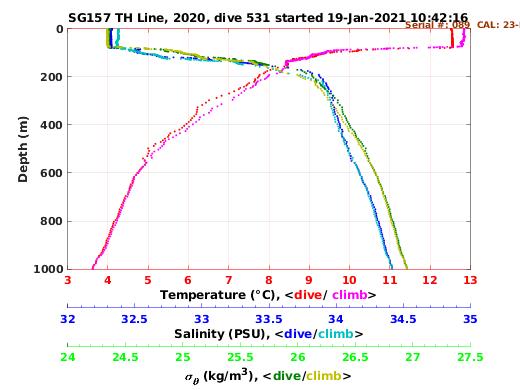 Temperature Salinity