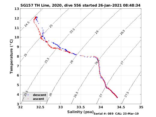 Temperature Salinity Diagnostic