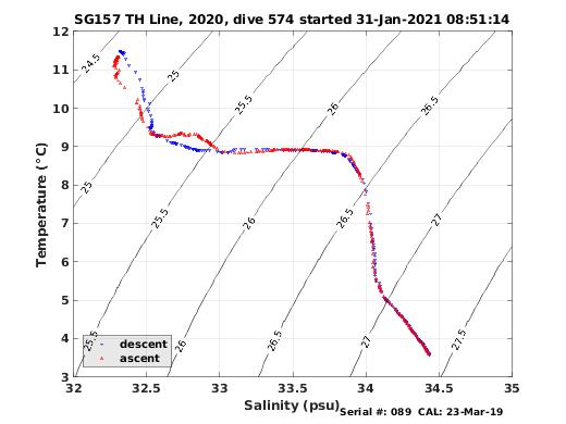 Temperature Salinity Diagnostic