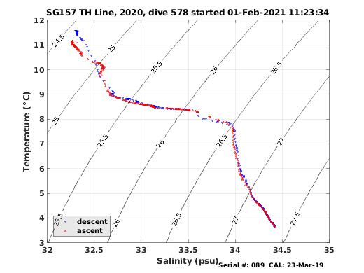 Temperature Salinity Diagnostic